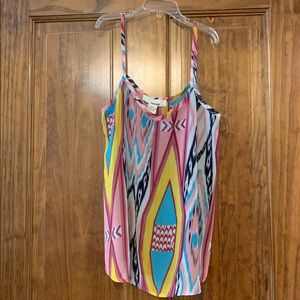 Colorful Tank Top with aztec pattern